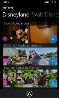 Capture de l'application Fun Time sur Windows Phone