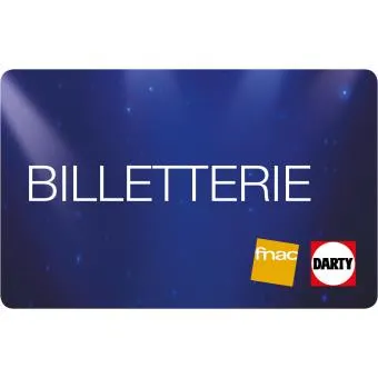 Carte billetterie Fnac Darty